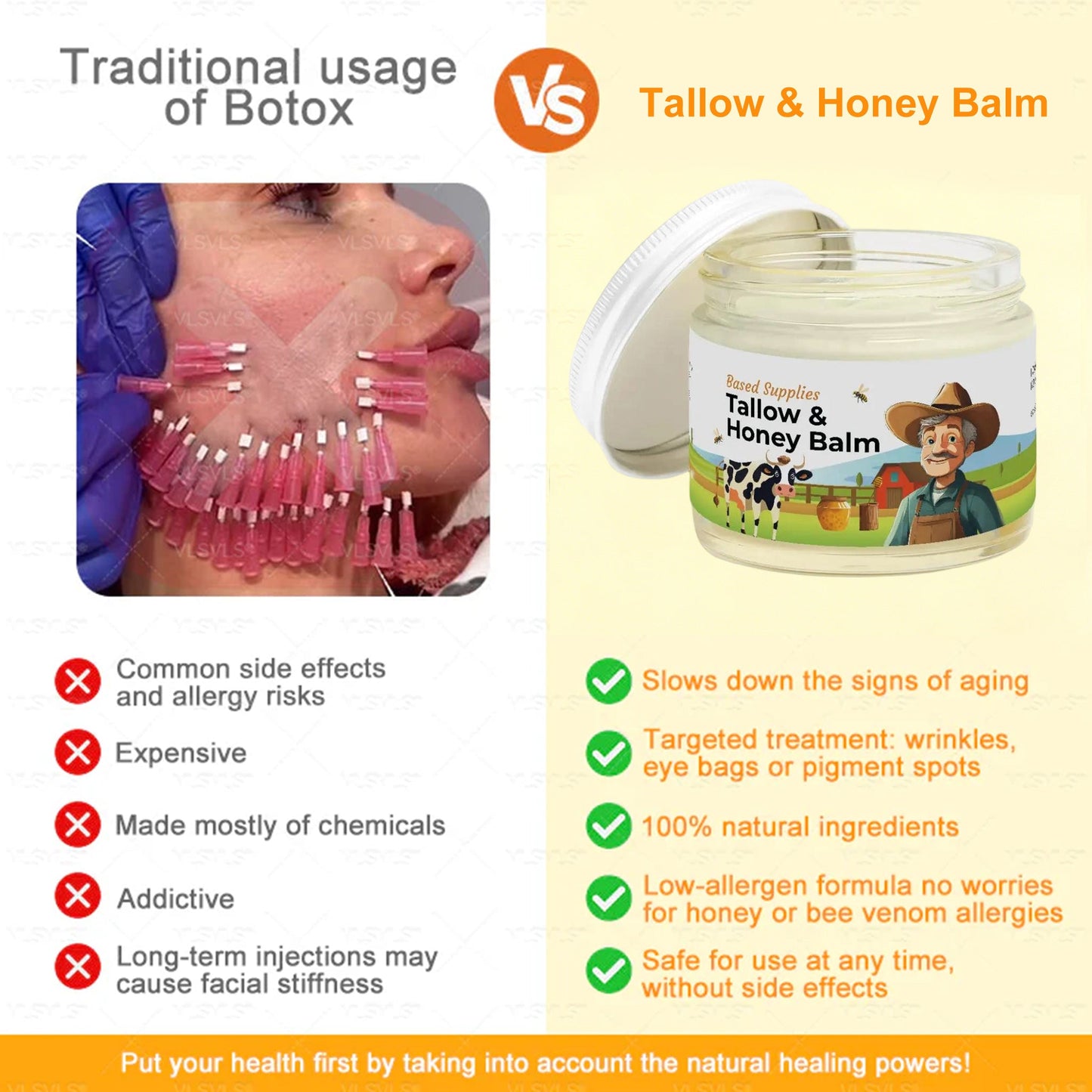 👨⚕️Clinically tested collagen repair system 🎁Tallow & Honey Balm- Last Day Promotion 70% OFF