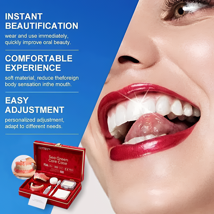 Ends Today: 70% OFF! ⏰70% OFF! EETTSY™ Medical Full Denture with Strong Suctiond Custom-Fit Full Functional Dentures🦷Obtain American Dental Association (ADA) Certification