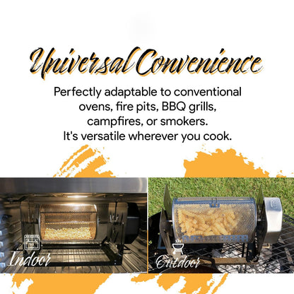 🎁 Warehouse Clearance🏆 10,000 Sold This Week✨Ultimate Rotisserie Grilling Bundle | Versatile, Eco-Friendly Outdoor & Kitchen Cooking