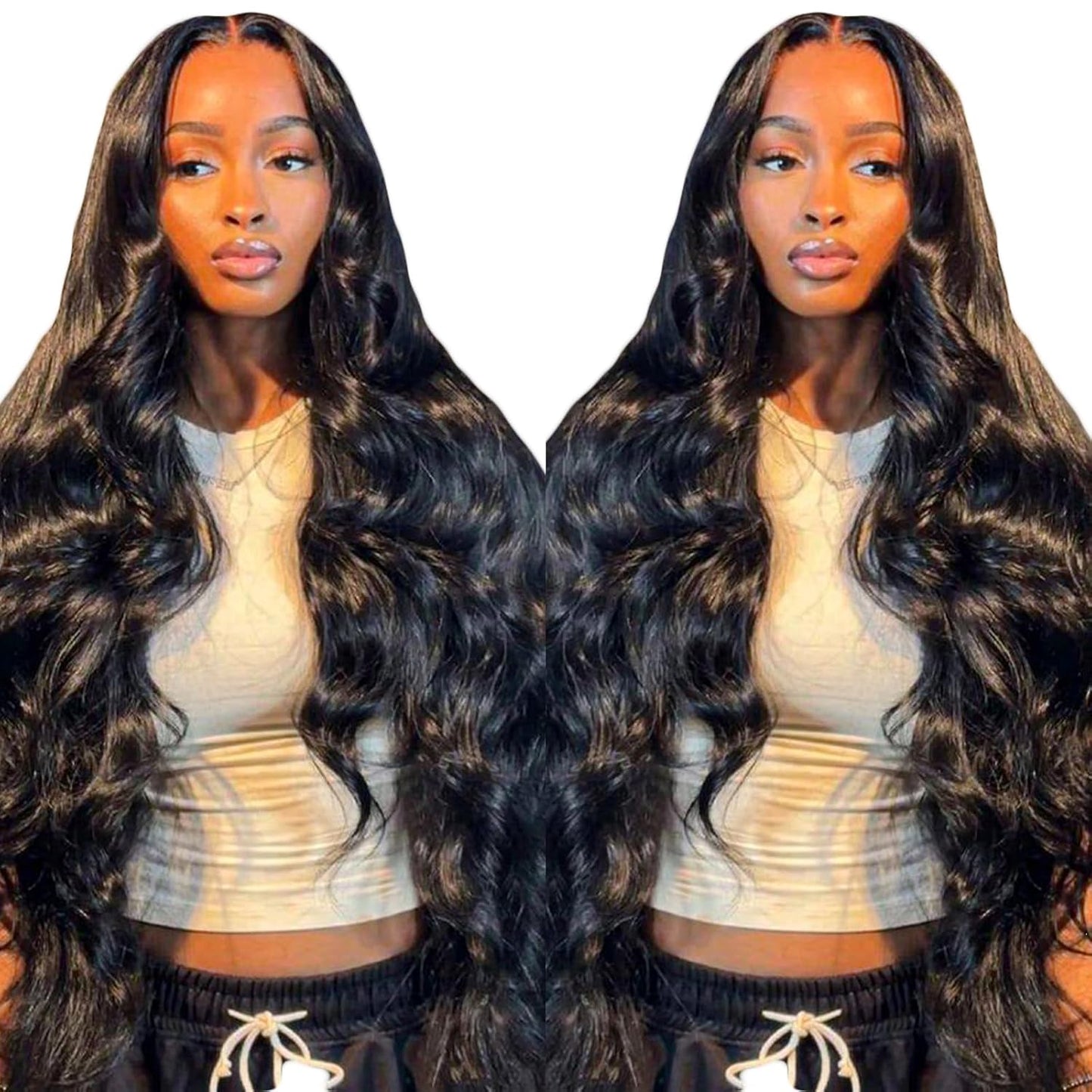🌷💥Straight HD Transparent Lace Front Wigs Human Hair