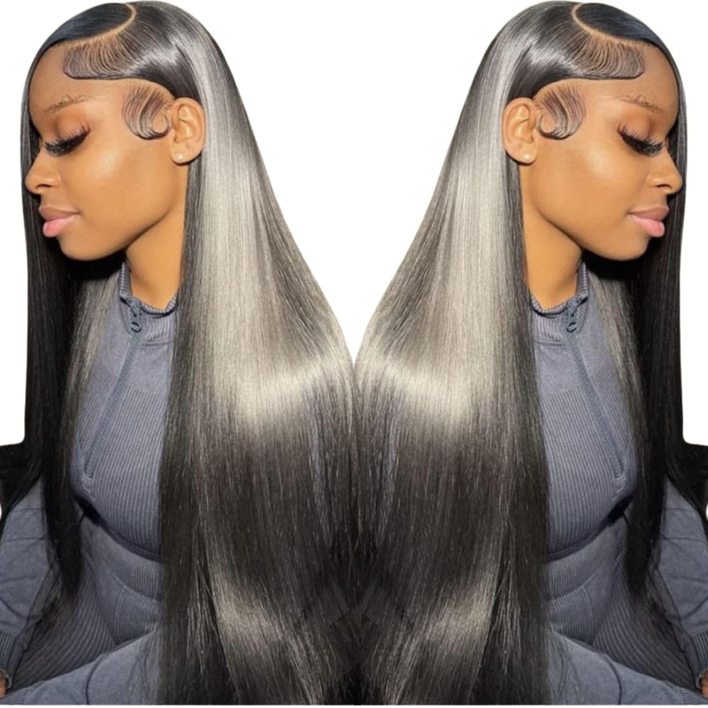 🌷💥Straight HD Transparent Lace Front Wigs Human Hair