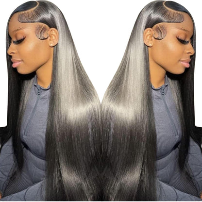 🌷💥Straight HD Transparent Lace Front Wigs Human Hair